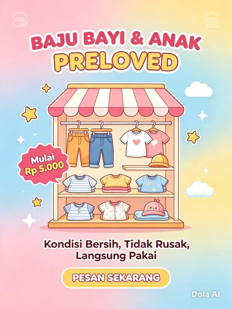 Preloved baju bayi dan anak