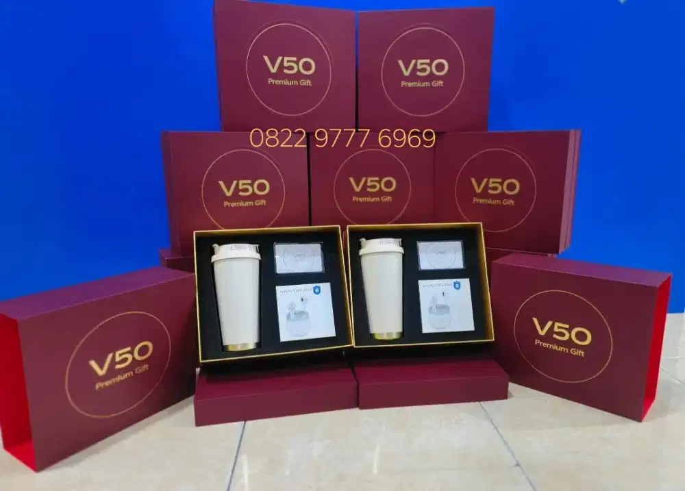Vivo v50 256 dan 512 baru plus gift box sisa ex toko