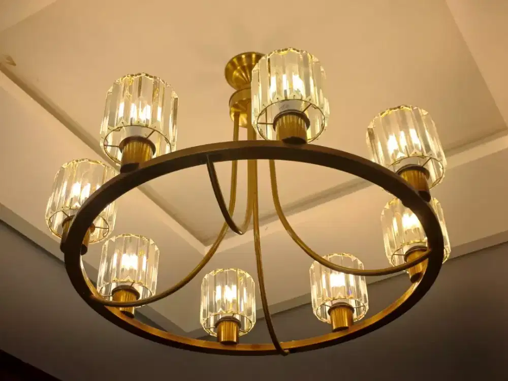 Lampu gantung bundar