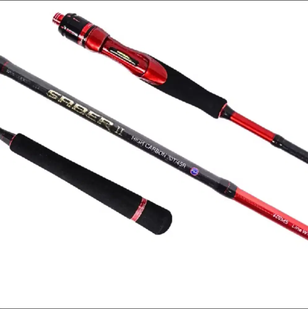 Joran pancing SEA and KINGS SABER II PE 2-4 HIGH SOLID CARBON