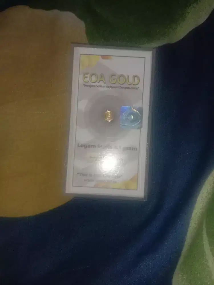 Jual emas 3 keping