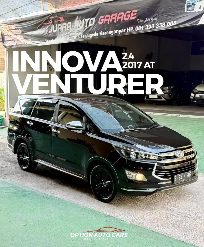 DijuaL (DP 50jt) Innova Venturer 2.4 Th 2017 Diesel Automatic Low KM!