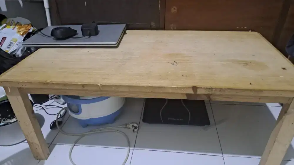 meja lesehan kayu