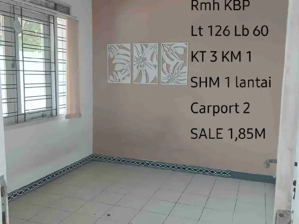 Rumah KBP dengan Harga Murah