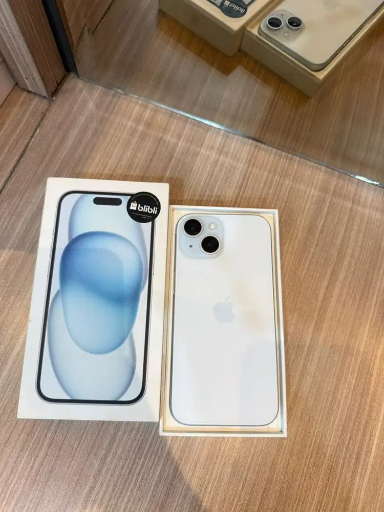 Iphone 15 128 blue ex resmi