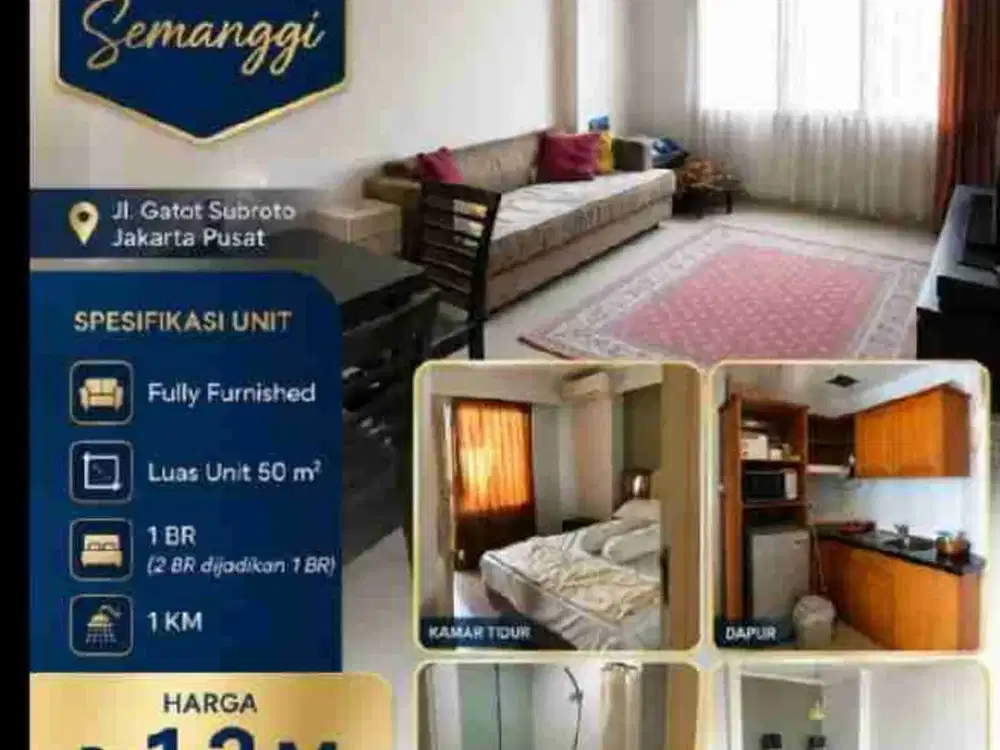 dijual apartemen semanggi Jakarta Pusat