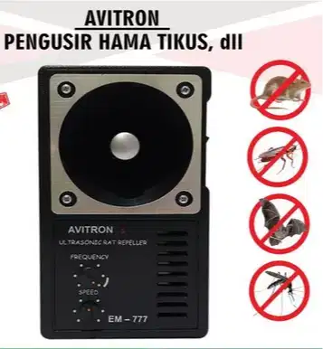 ALAT PENGUSIR TIKUS KELELAWAR SERANGGA KECOA NYAMUK - AVITRON EM-777