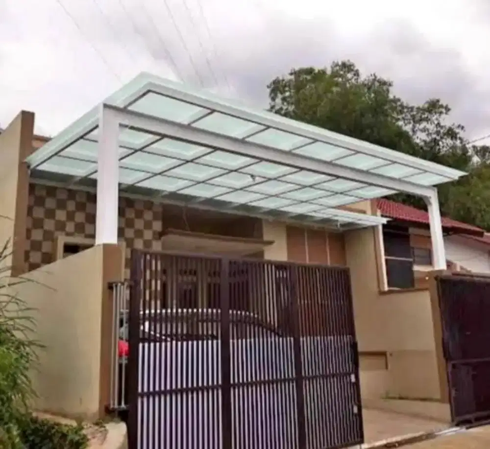 Kanopi atap  kaca