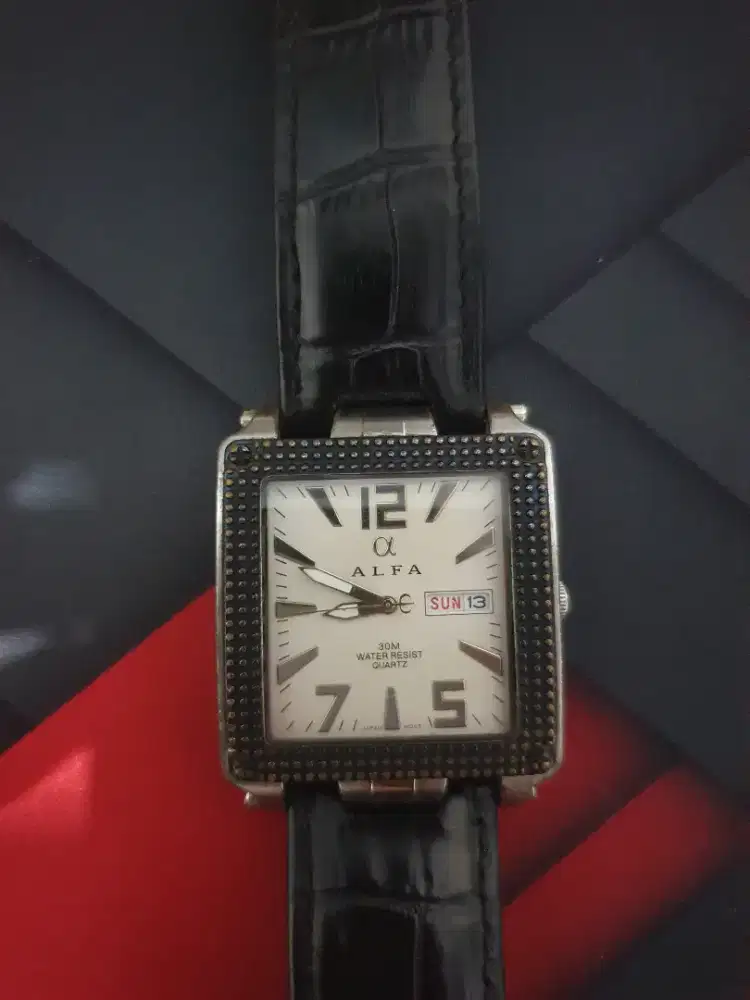 Jam Alfa 2824M original. Quartz japan