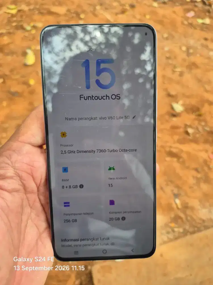 vivo V60 lite 5g Ram 8/256 gb