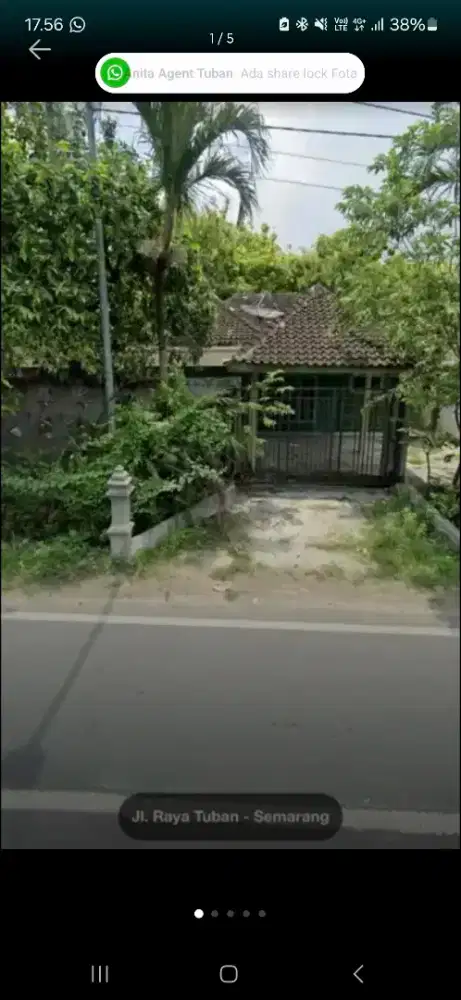 Di jual rumah Tuban jenu pereng