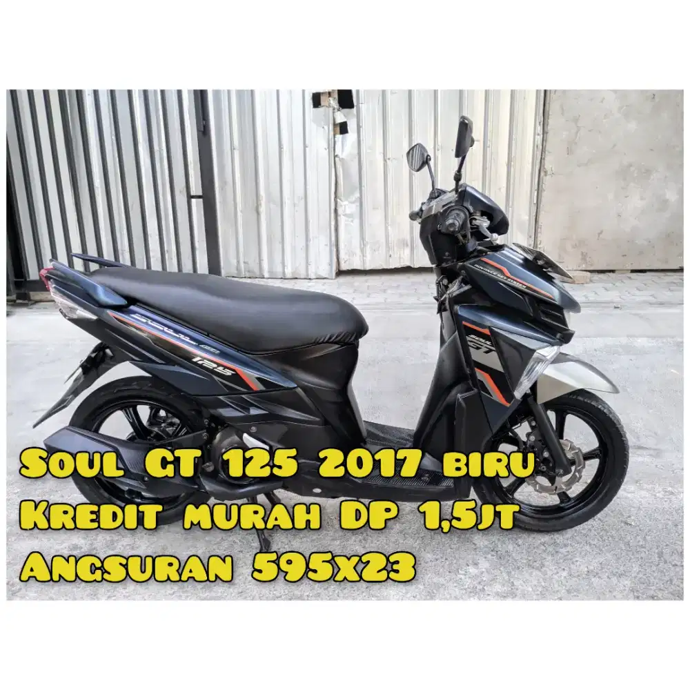 Soul GT 125cc 2017 Biru Doff Sae
