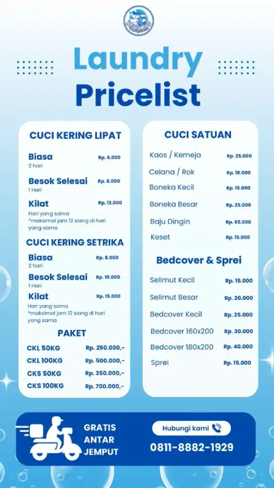 Dicari Karyawan Laundry
