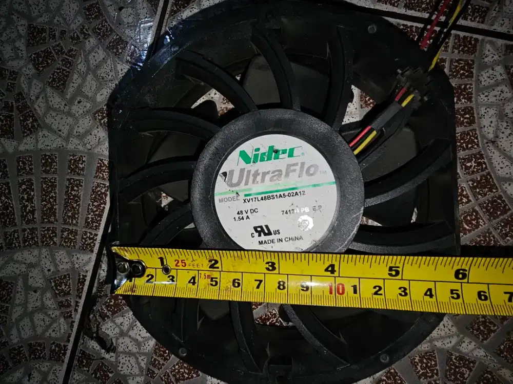 kipas high speed 48v 0,48a ukuran 17X15 BARANG ADA 100 PCS