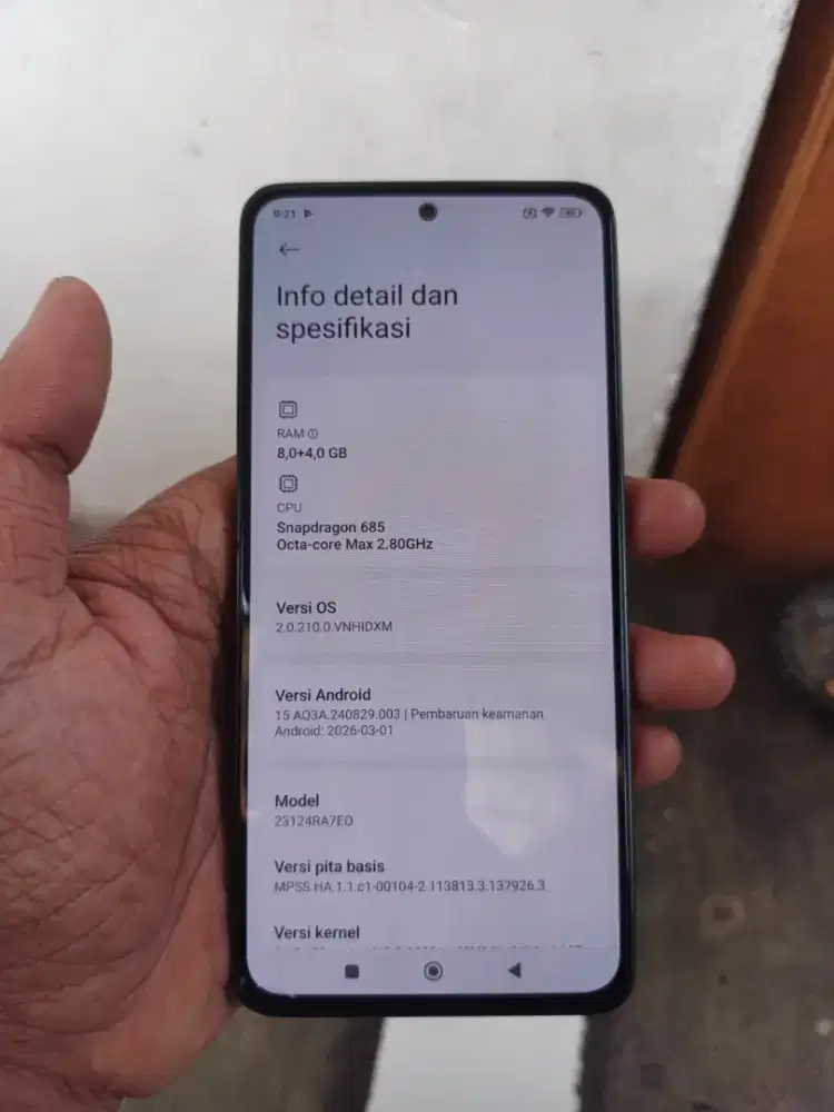 Resmi note 13 4g 8/256