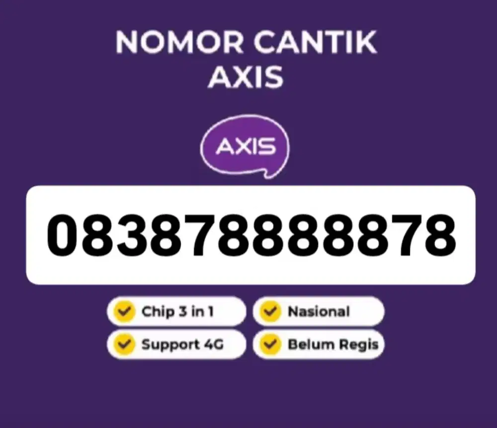 NOMOR AXIS CANTIK