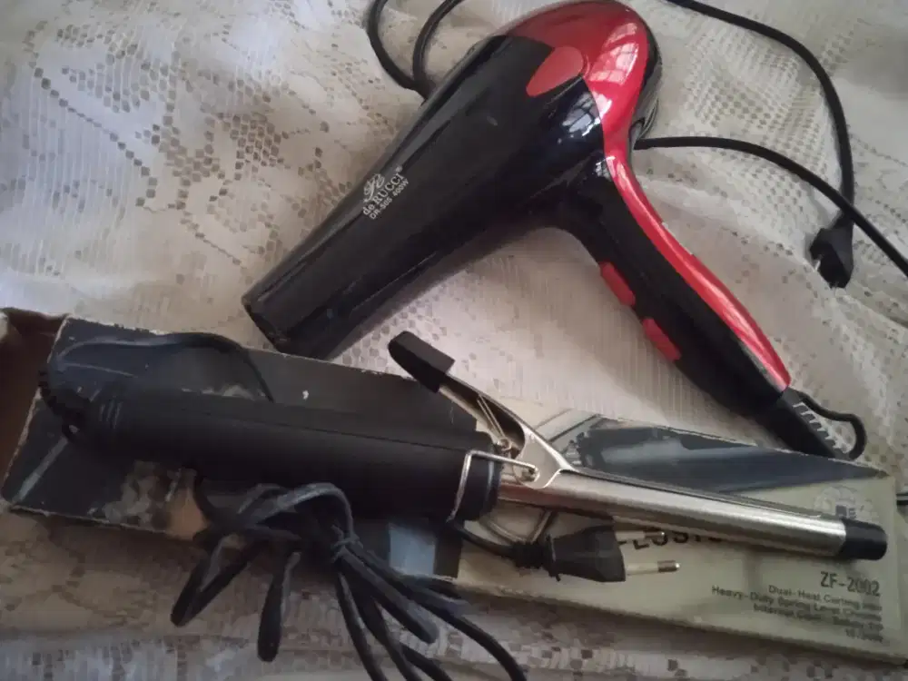 Hair dryer & Catok Curly/Keriting Istimewa