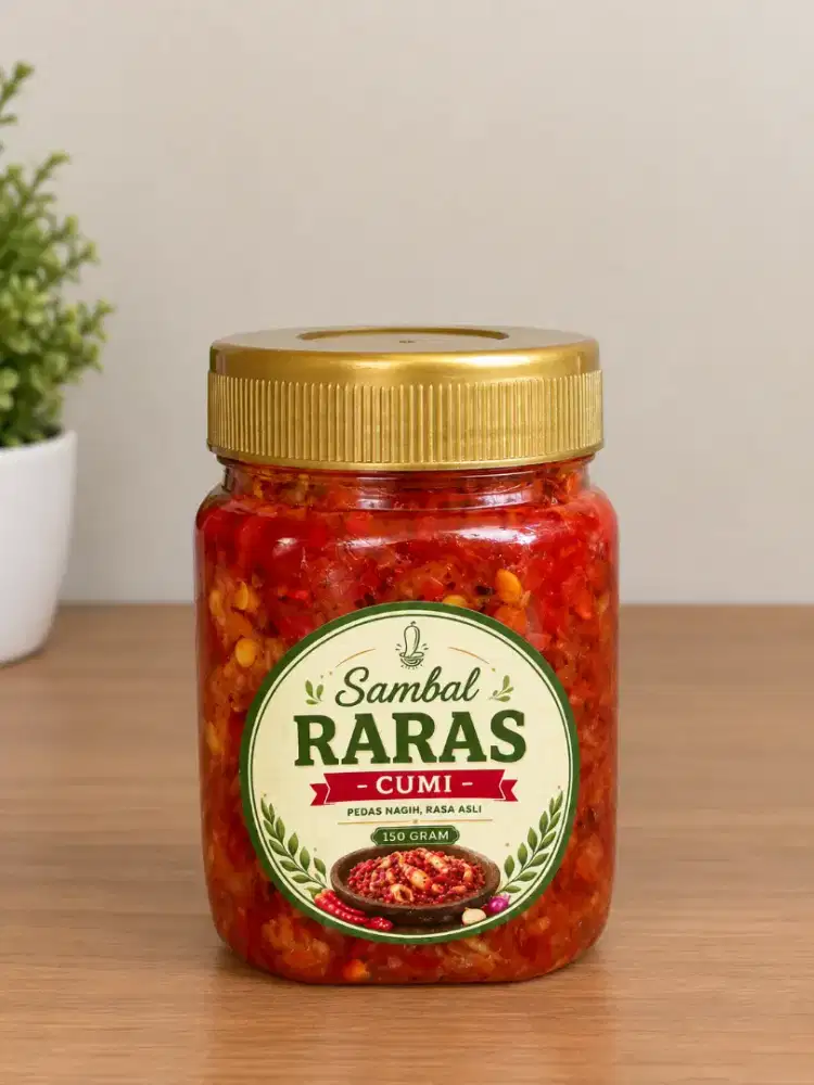 Sambal RARAS - CUMI,TERI, AYAM SUWIR