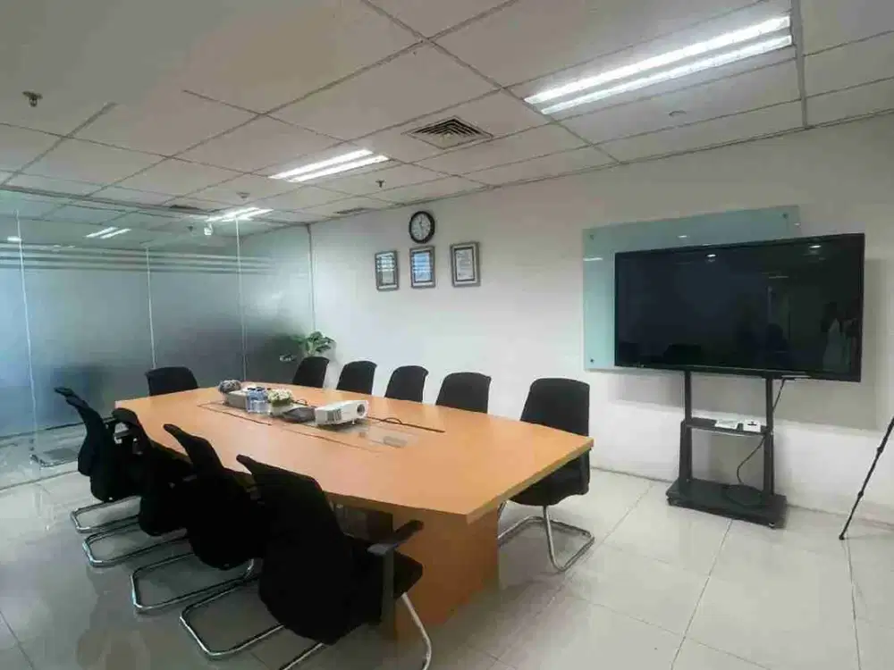 jual gedung kantor lt 204 m2 ,lantai 9 di menara 165 jakarta