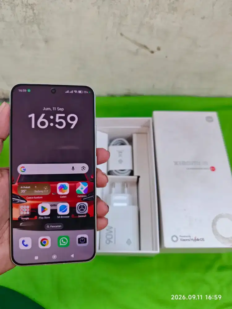 Xiaomi 15 12/256 Fullset ori segel mulus garansi ON