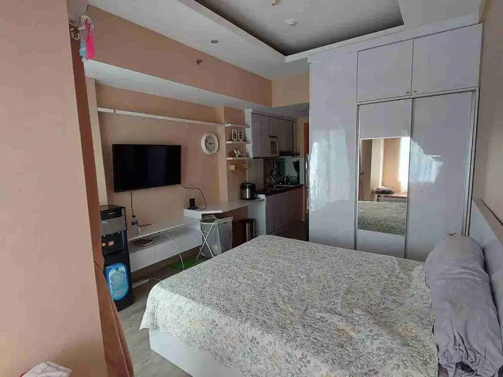 DIJUAL UNIT STUDIO APARTEMENT THE NEST FULL FURNISHED POOL VIEW LOKASI DEKAT PURI KARANG TENGAH