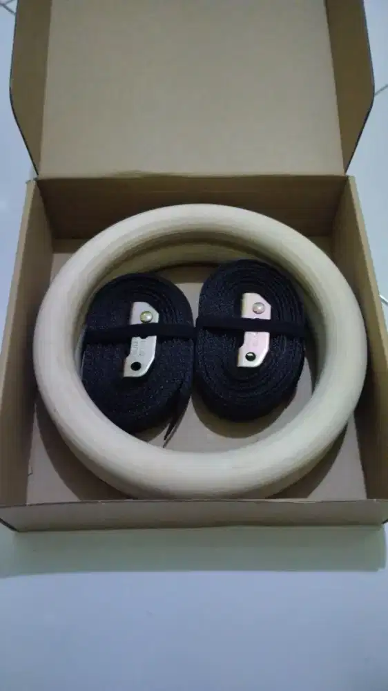 Gymnastic ring, ring dips, birch ring dips