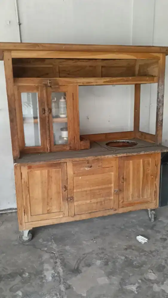 Gerobak Dagang Roda kecil