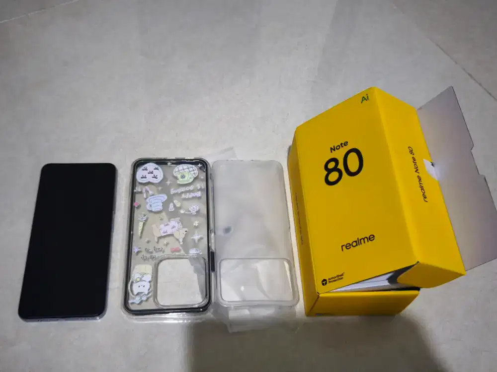 Realme note 80. Bekas Rasa Baru.