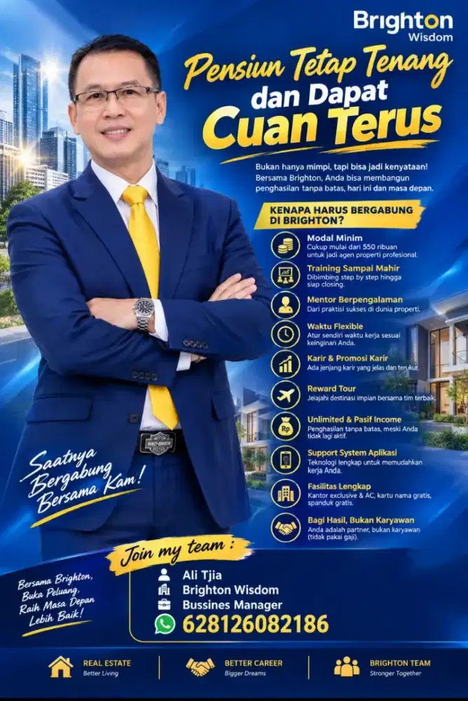 Lowongan Mitra Bisnis ( Agen Property)