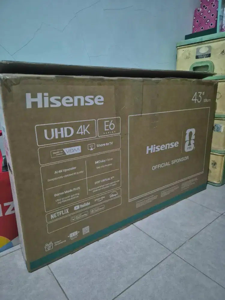 Hisense Smart TV 43 Inch E6Q BU