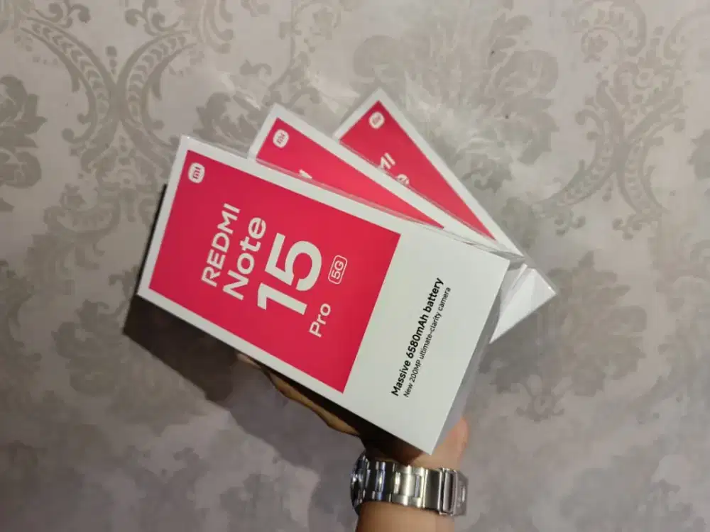 Xiaomi redmi note 15 pro 5G 12/512 NEW ( bukan 14t 15t 17t plus )