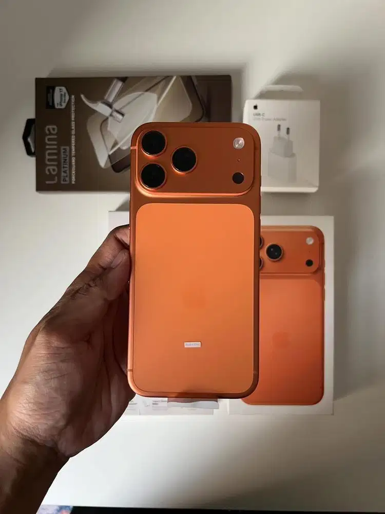 iPhone 17 Pro Max 256gb Grs Blibli On Orange Mulus Like New