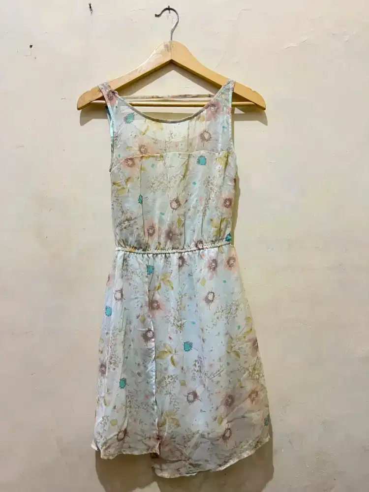 Dress Pull & Bear  Vintage Flower | Dress Bunga