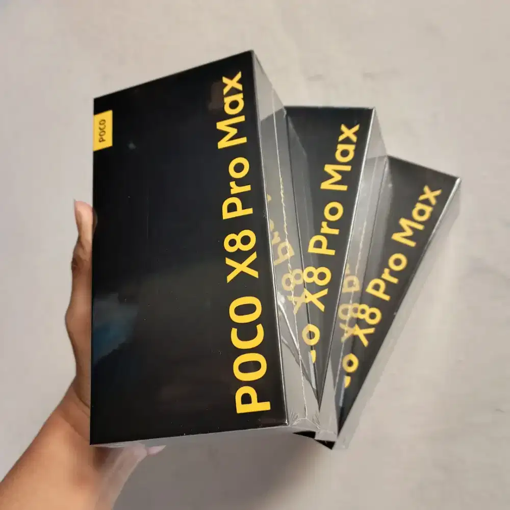 Poco X8 pro max 5G 12/256 new ( setara f7 redmi note 15 plus f8 )