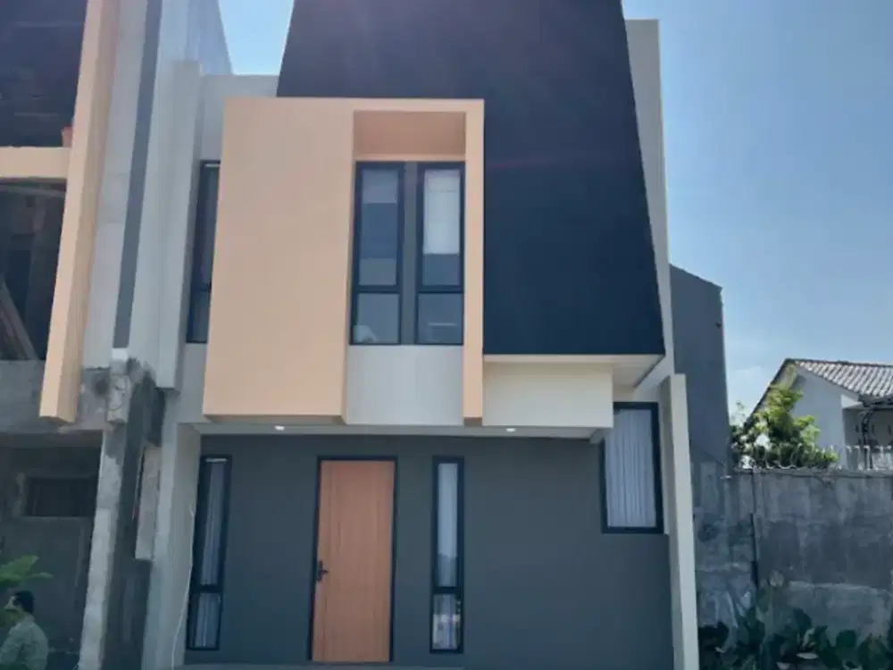 Rumah Baru 2 Lantai Design Modern Skandinavia di Pusat Bogor, DP 0% Cicilan Mulai 3 Jutaan, Strategis 5 Menit ke Stasiun Cibinong - FREE PPN & Bebas Biaya