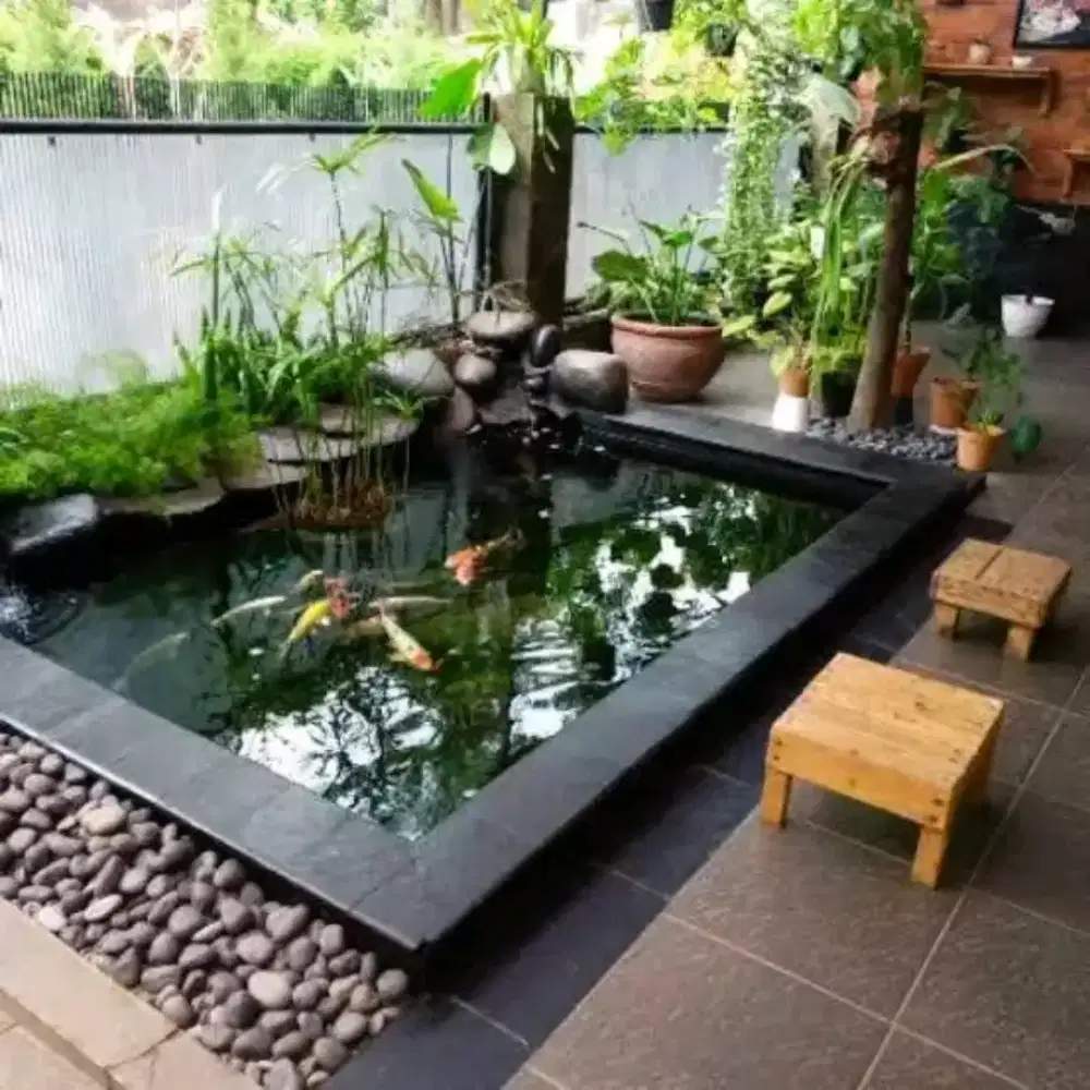 Taman dan kolam