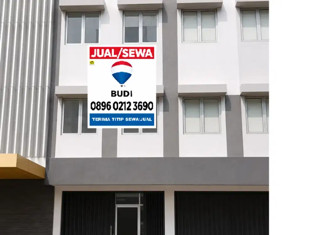 Disewa dijual komplek ruko gading bukit indah kelapa gading rapih 4 tk 4,5x16