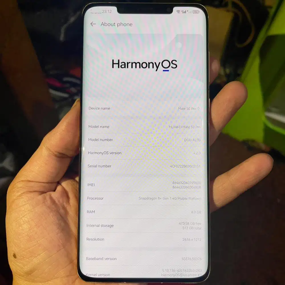Huawei mate 50 pro ram 8 / 512 inter bea cukai unit aja