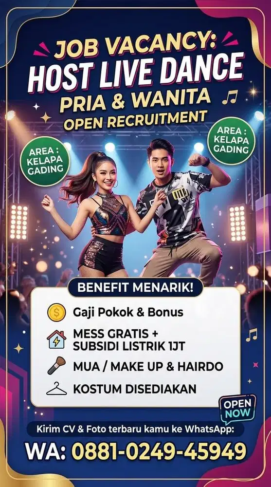 Loker host live dance