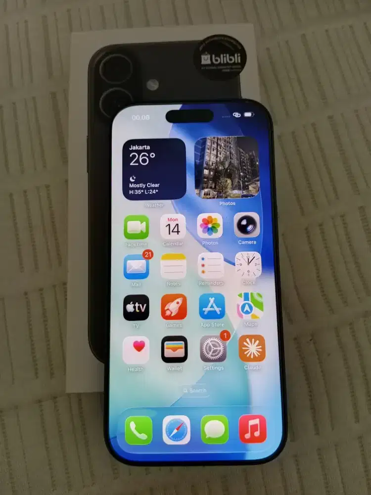 Jual iphone 17 256gb bli bli MULUS BANGET. BEKAS