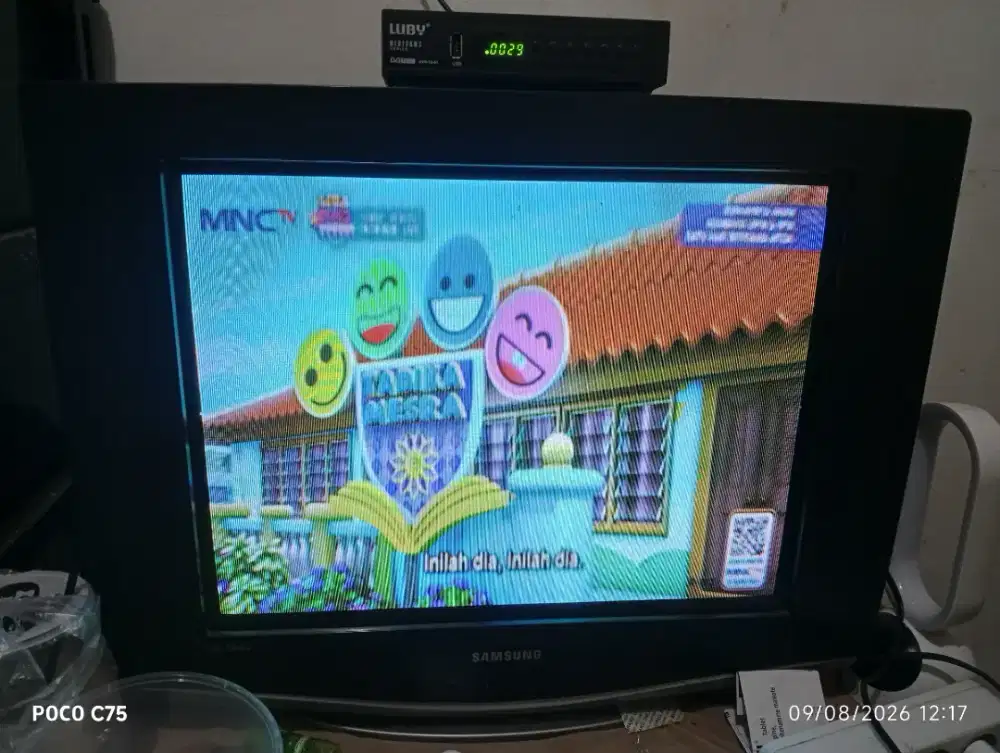 Samsung tabung 21 inc + STB.