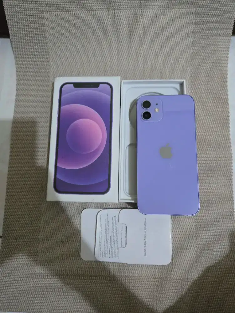 IPhone 12 64 GB BH 80% Ori All Op