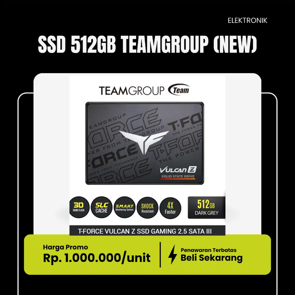 SSD TEAMGROUP 512GB NEW