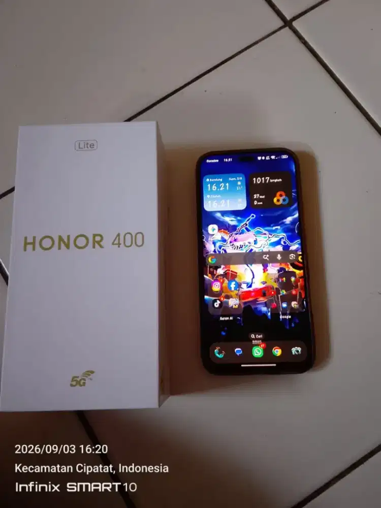 Handphone Honor 400Lite 5G