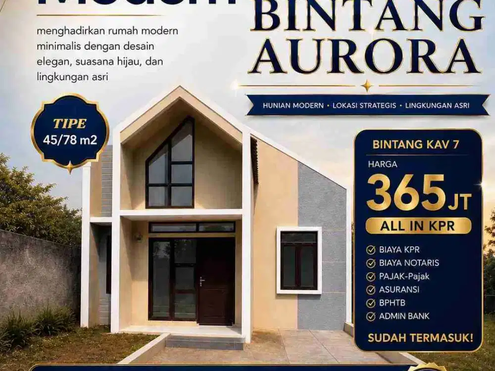 Rumah Siap Huni di Cinunuk model cakep siap kpr bank