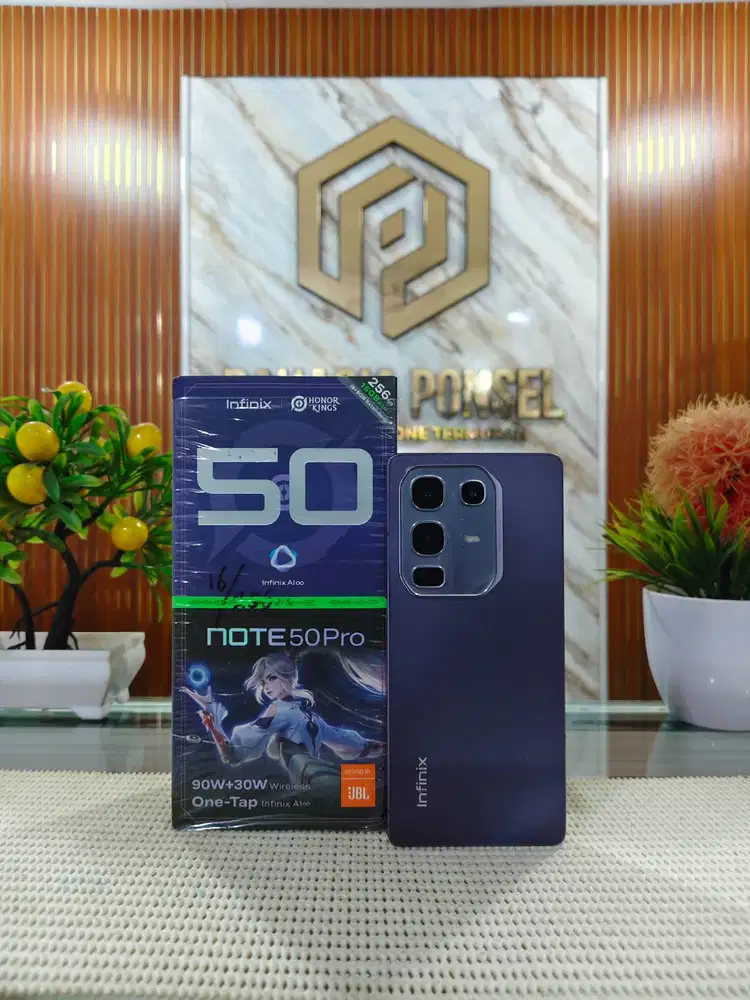 Infinix Note 50 Pro Ram 8+8Gb/ 256Gb Fullset Mulus Ori 100% Bergaransi
