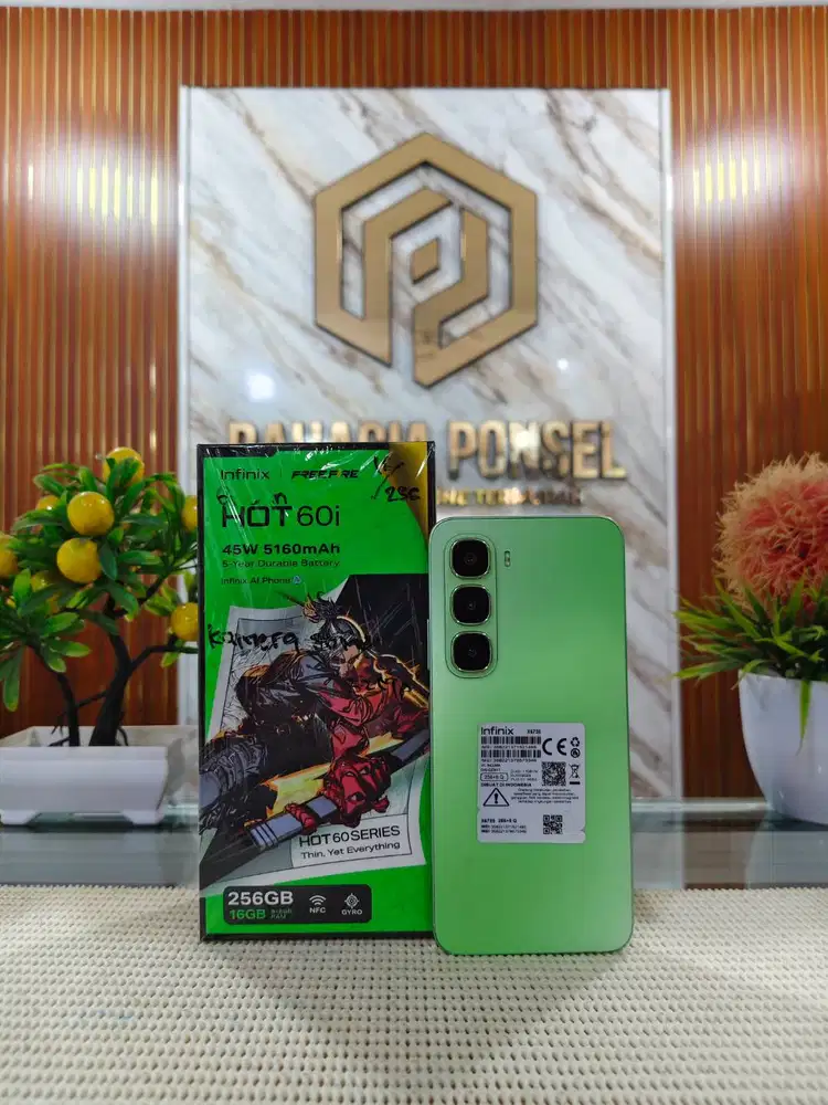 Infinix HOT 60i Ram 8+8Gb/ 256Gb Fullset Mulus Like Bew Bergaransi