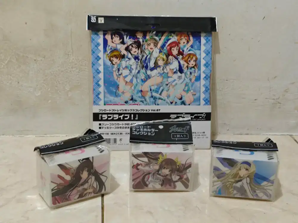 Storage Box Vol.67 Love Live!+Deck Holder Vol.162-164 Infinite Stratos