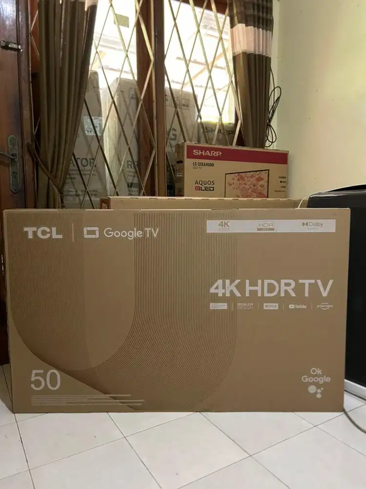 50 INC TCL 4K UHD GOOGLE TV BARU