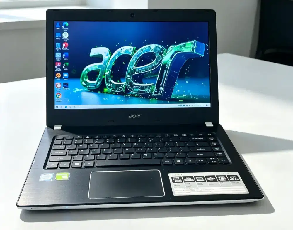 LAPTOP GAMMING. ACER ASPIRE E 14. Core i3 Gen 6. DUAL VGA. RAM 8GB.